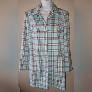 Grace Dane Lewis Plaid Blazer